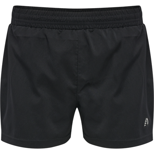 WOMEN CORE RUNNING SHORTS, BLACK, packshot