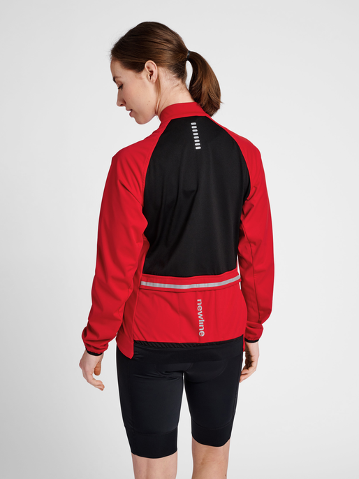 WOMENS CORE BIKE THERMAL JACKET, TANGO RED, model