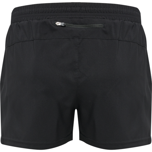 WOMEN CORE RUNNING SHORTS, BLACK, packshot