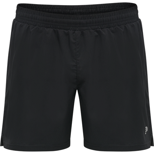 MEN CORE RUNNING SHORTS, BLACK, packshot