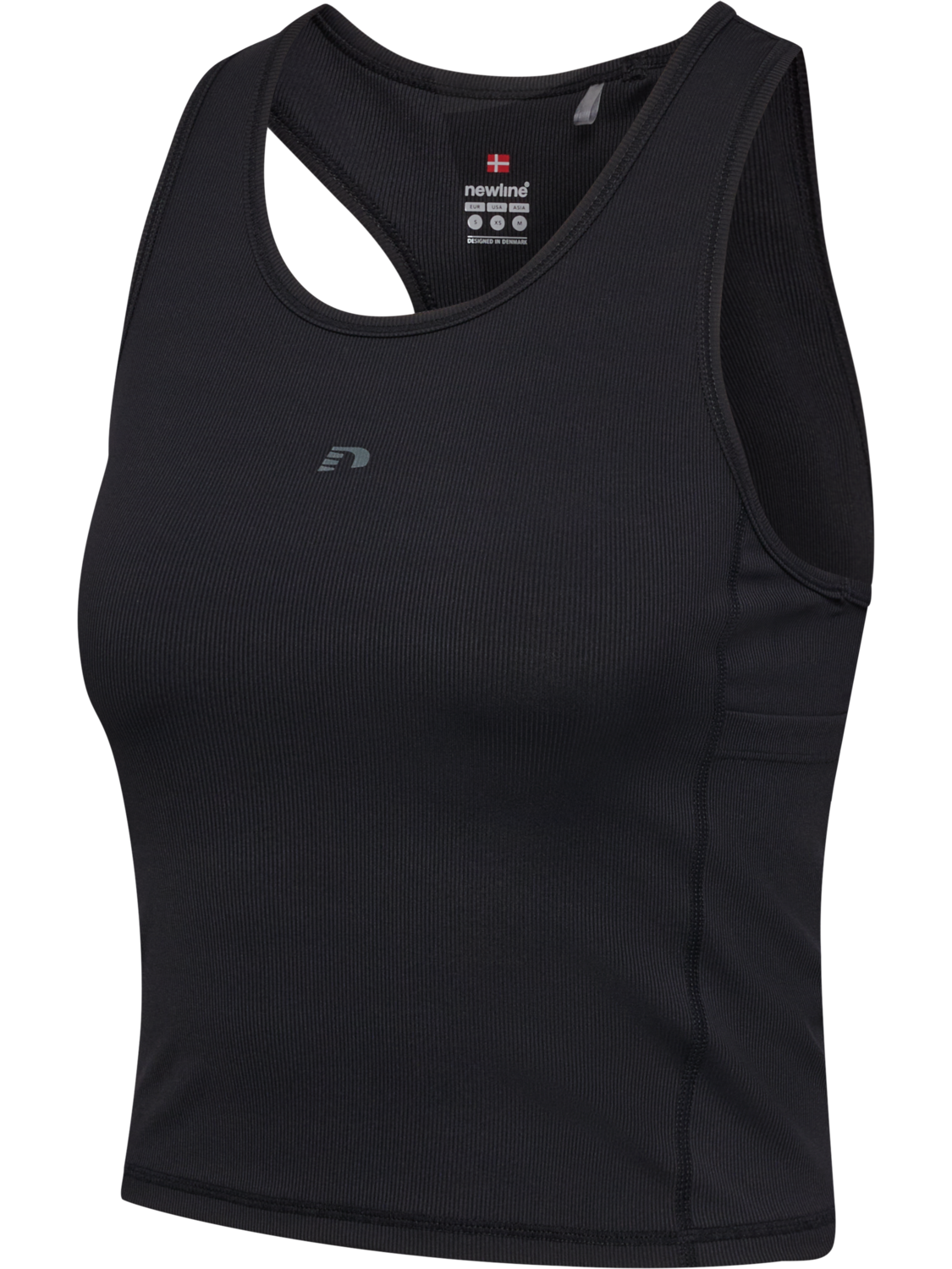 nwlECLIPSE RIB TOP, BLACK, packshot