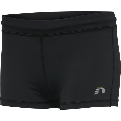 WOMEN CORE ATHLETIC HOTPANTS, BLACK, packshot
