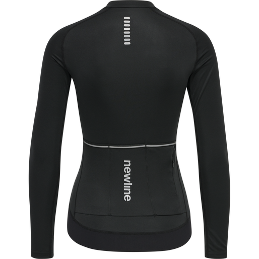 WOMENS CORE BIKE L/S JERSEY, BLACK WOMENS CORE BIKE L/S JERSEY, BLACK, packshot