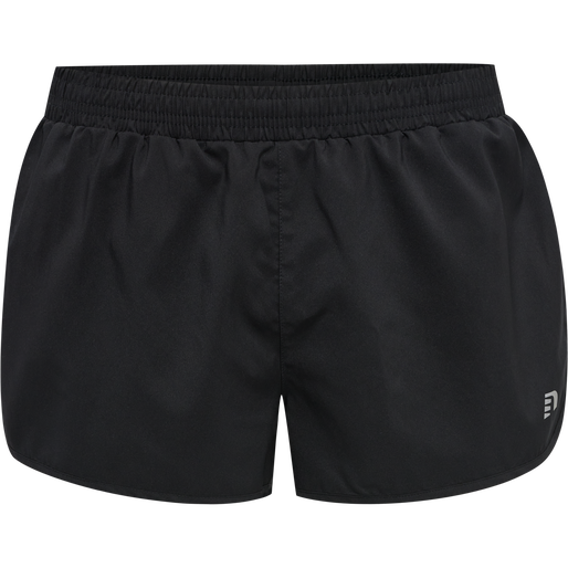 MEN CORE SPLIT SHORTS, BLACK, packshot