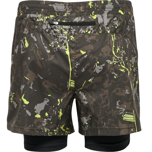 nwlKANSAS 2-IN-1 SHORTS female, TERRAIN AOP, packshot