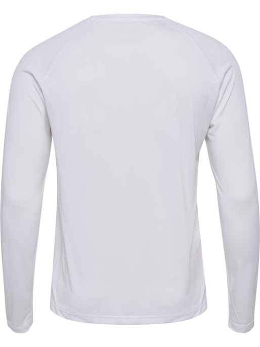 nwlBEAT T-SHIRT L/S, WHITE, packshot
