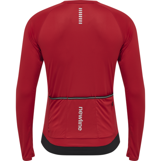 MENS CORE BIKE L/S JERSEY, TANGO RED, packshot