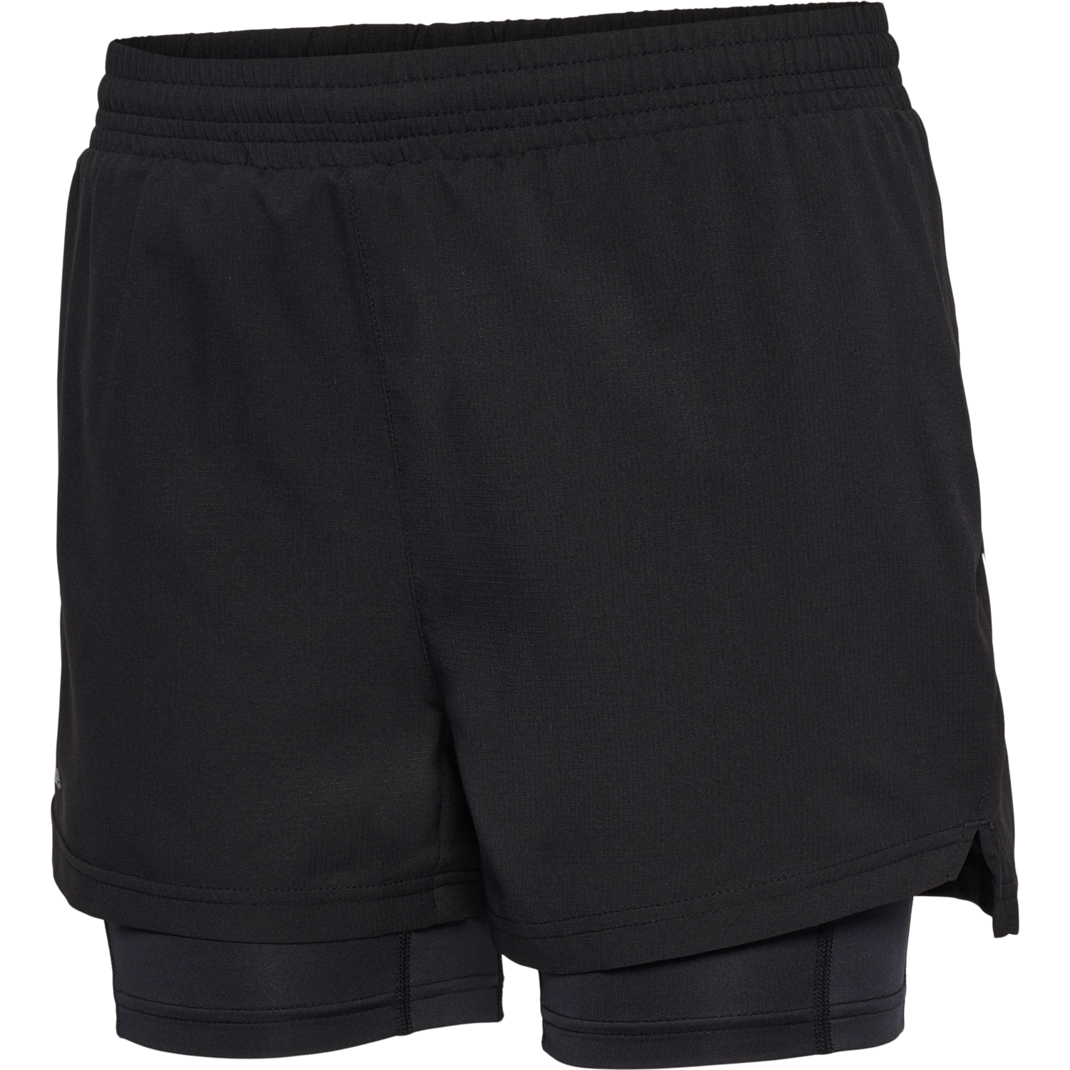 nwlDALLAS SHORTS 2IN1 WOMAN, BLACK, packshot
