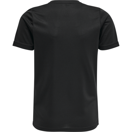KIDS CORE FUNCTIONAL T-SHIRT S/S, BLACK, packshot