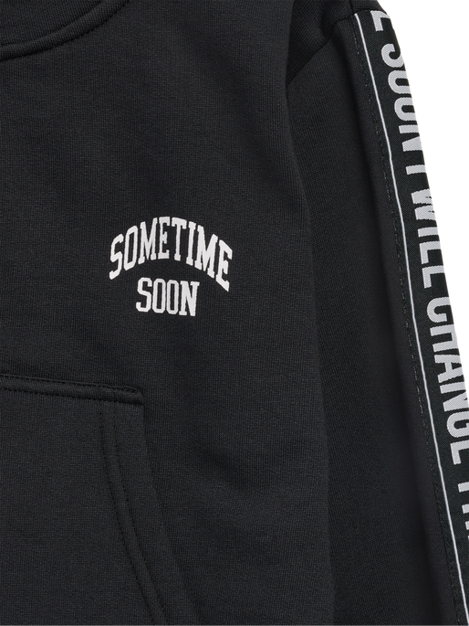 stsEVIE ZIP HOODIE, BLACK, packshot