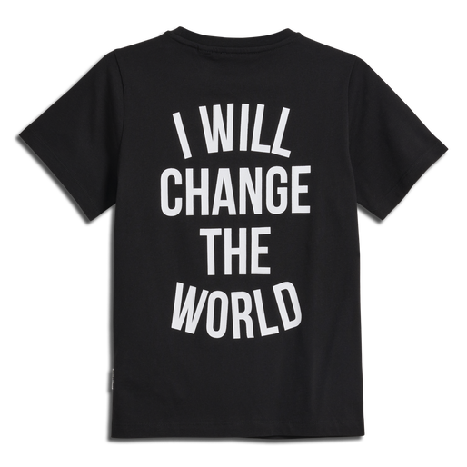 stmREVOLUTION T-SHIRT S/S, BLACK, packshot