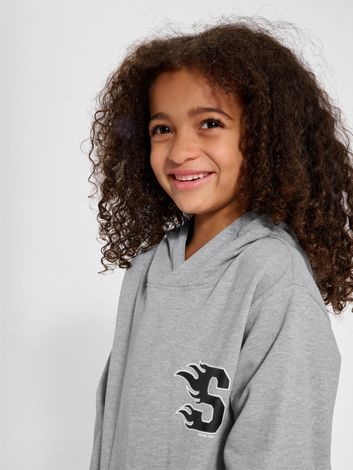 stsHORIZON HOODIE, GREY MELANGE, model