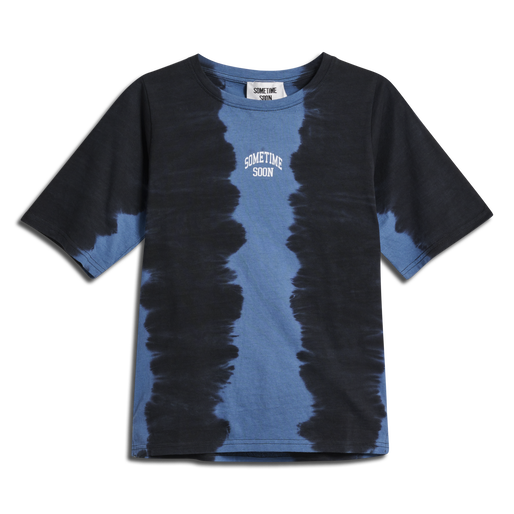 stsRIVER T-SHIRT S/S, TRUE BLUE/BLACK, packshot