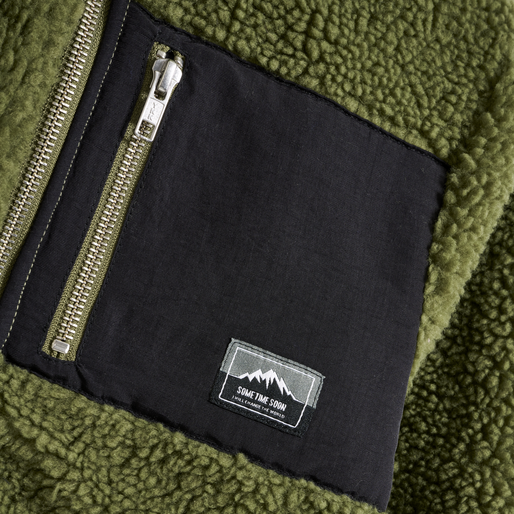 stmVENTURE FLEECE JACKET, OLIVE BRANCH, packshot