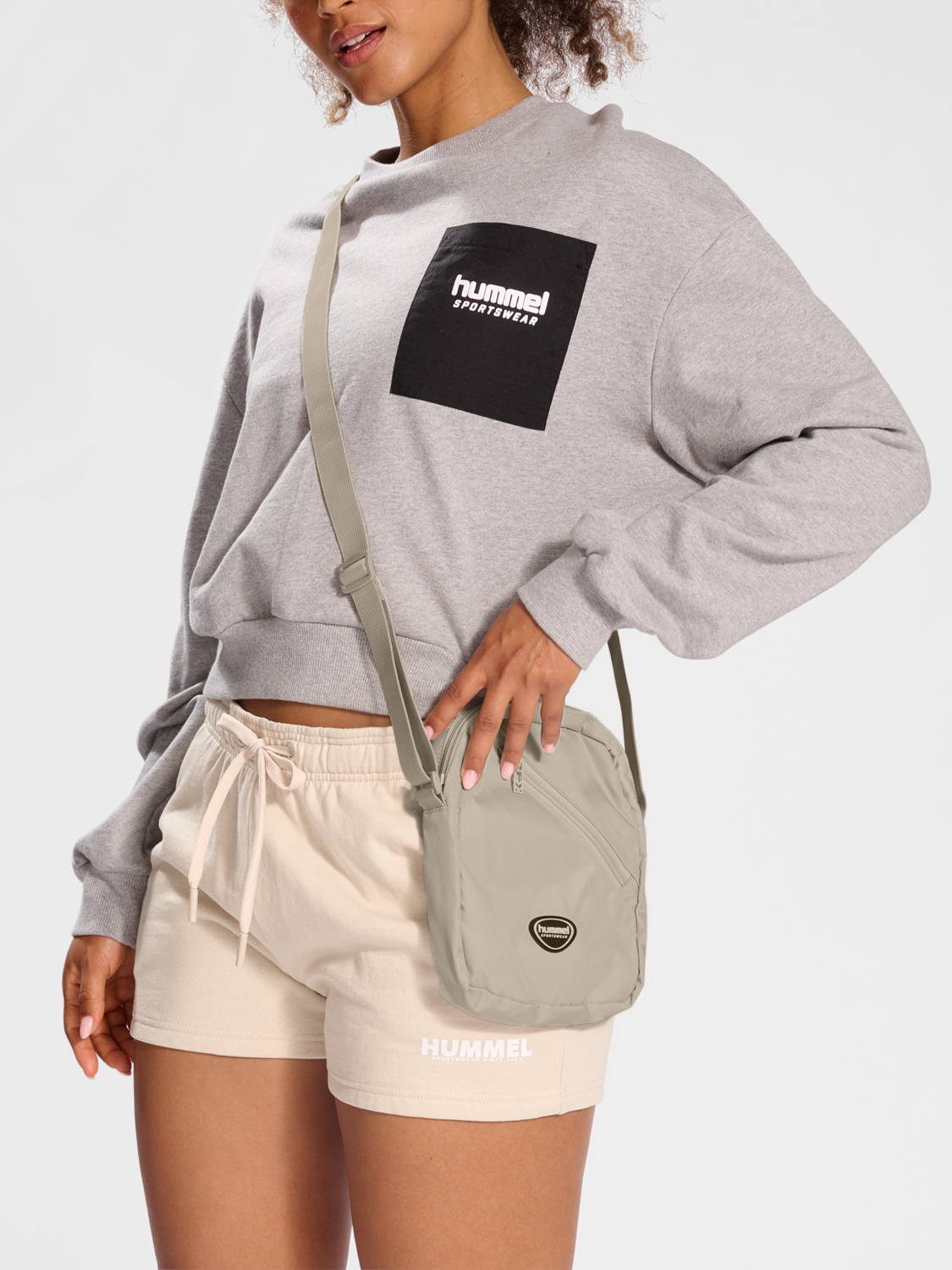 hummel LGC CROSS BODY BAG - PUMICE STONE | hummel.fr