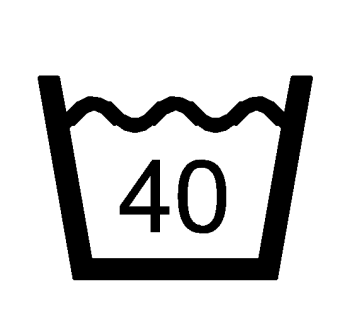 Machine wash at 40 degrees Machine wash at 40 degrees